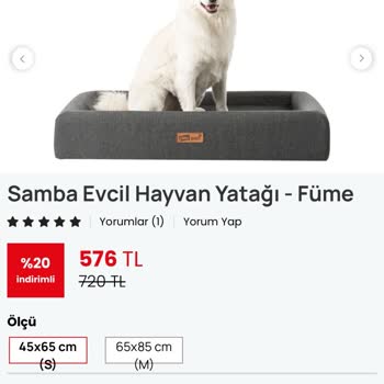 İşbir Yatak 1.5 Ayda Mahvolan Evcil Hayvan Yatağı!