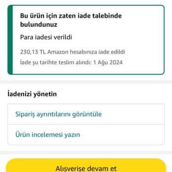 Amazonun Bakiye Yutması