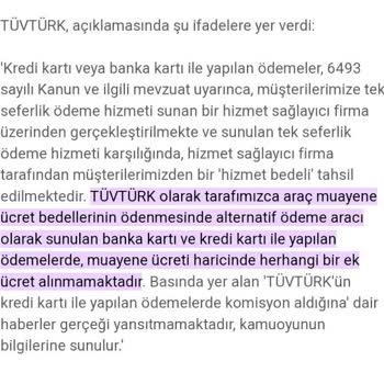 Tüvtürk Kredi Kartı Komisyon Ücreti