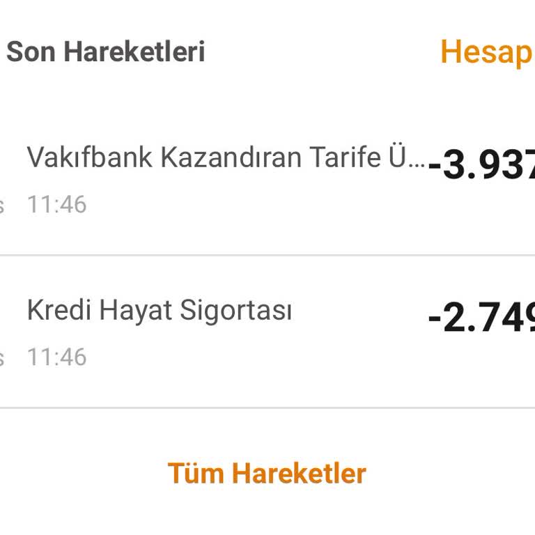 VakıfBank Kazandıran Tarife İptali