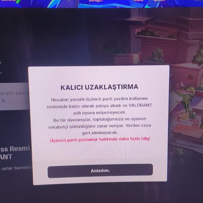 Valorant Haksız Yere Kısıtlama