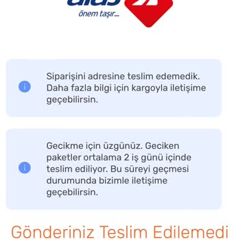 Aras Kargo Saka Şube Kargo Sorunu