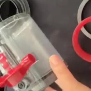 Dyson V12 Kırmızı Lastik