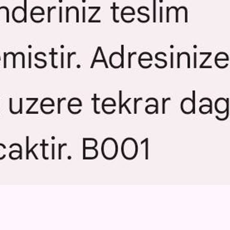 PTT Kargo Beylikdüzü Dağıtım Sorunu