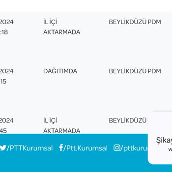 PTT Kargo PTT Fiyaskosu Aynı Şehir İçinde 5 Gündür Kargo Yok Ortada!
