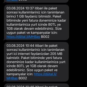 Turkcell Hızla Tükenen İnternet Ve Yetersiz Müşteri Hizmetleri