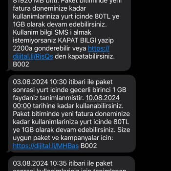 Turkcell Hızla Tükenen İnternet Ve Yetersiz Müşteri Hizmetleri