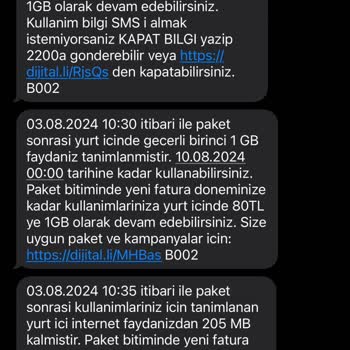 Turkcell Hızla Tükenen İnternet Ve Yetersiz Müşteri Hizmetleri