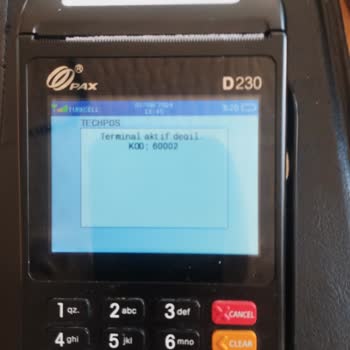 Ödeal Terminal Aktif Değil