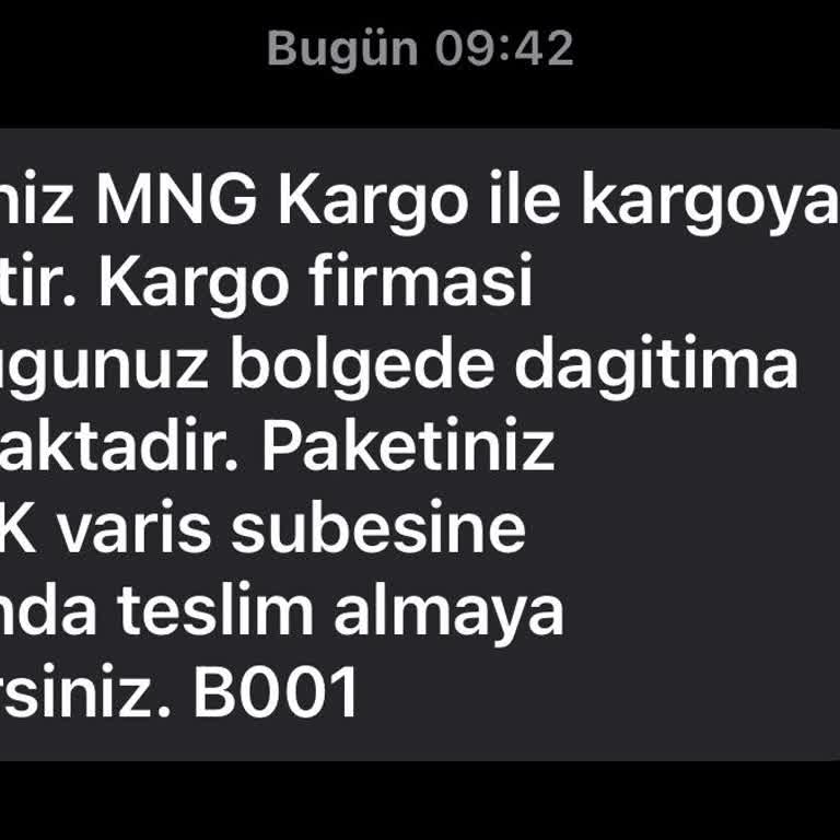 MNG Kargo Ürünü Yanlış Adrese Gönderdi