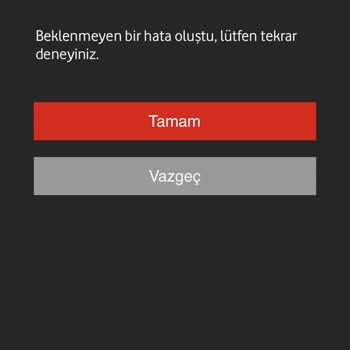 Vodafone Net Vodafone Uygulaması Bir Türlü Düzgün Çalışmıyor