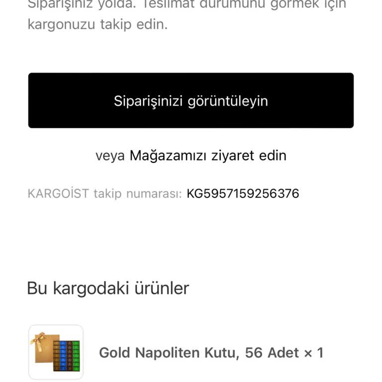Godiva Doğum Günü Hediyesi Teslimat Sorunu