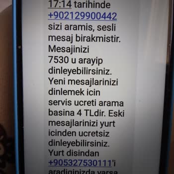 Turkcell'in Sürekli Gelen Sesli Mesaj Ve SMS Rahatsızlığı
