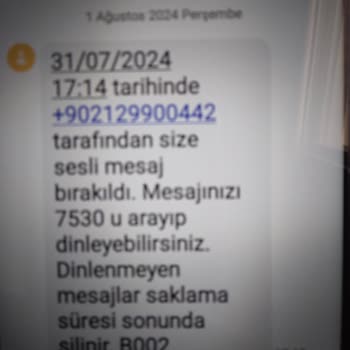Turkcell'in Sürekli Gelen Sesli Mesaj Ve SMS Rahatsızlığı