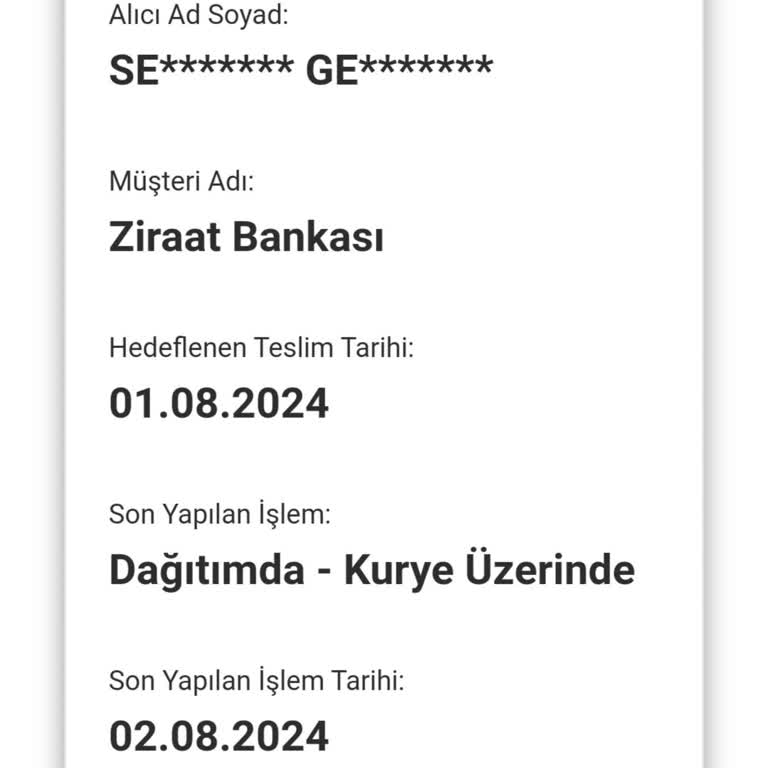 AGT Kurye İle Teslimat Sorunu Ve İletişim Eksikliği