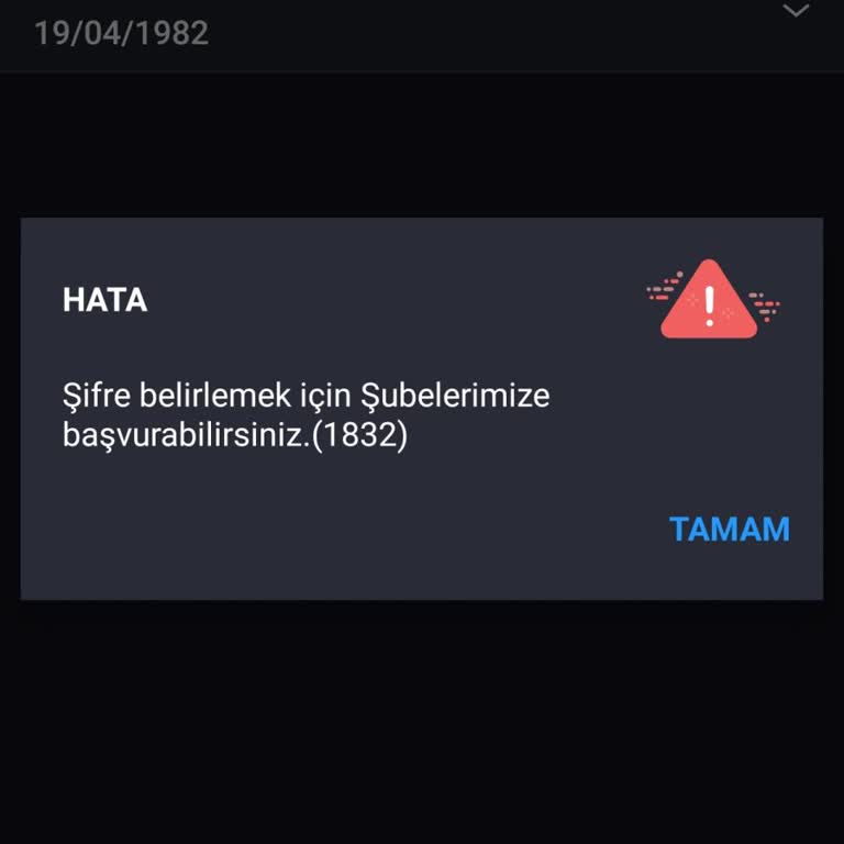 İş Bankası Uygulaması Şubeye Gidin Uyarısı