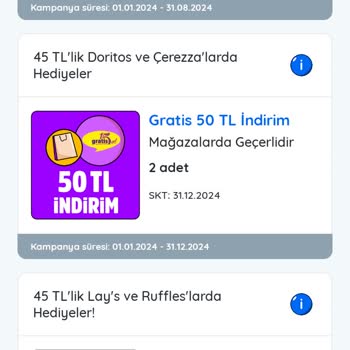 Kazandırio Gratis 50 TL Kodum Kullanamıyorum