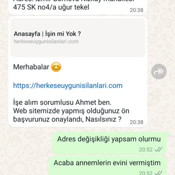 Herkeseuygunisilanlari.com Kişisel Bilgilerim Tehdit Altında