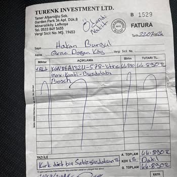 Bosch Buzdolabı Ezik İçinde Teslim Edildi KKTC Kıbrıs