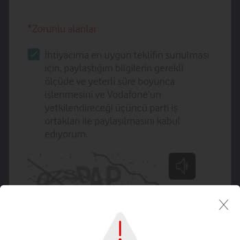 Vodafone FreeZone'a Geçişte Sürekli Hata