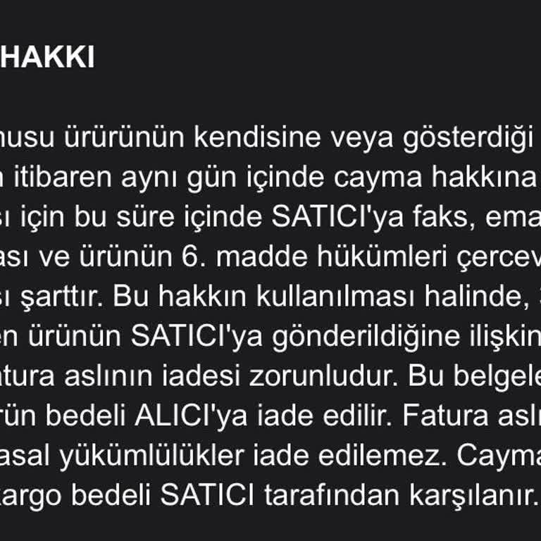 Moreno Butik İade Sürecinde Yaşanan Kargo Ücreti Sorunu!