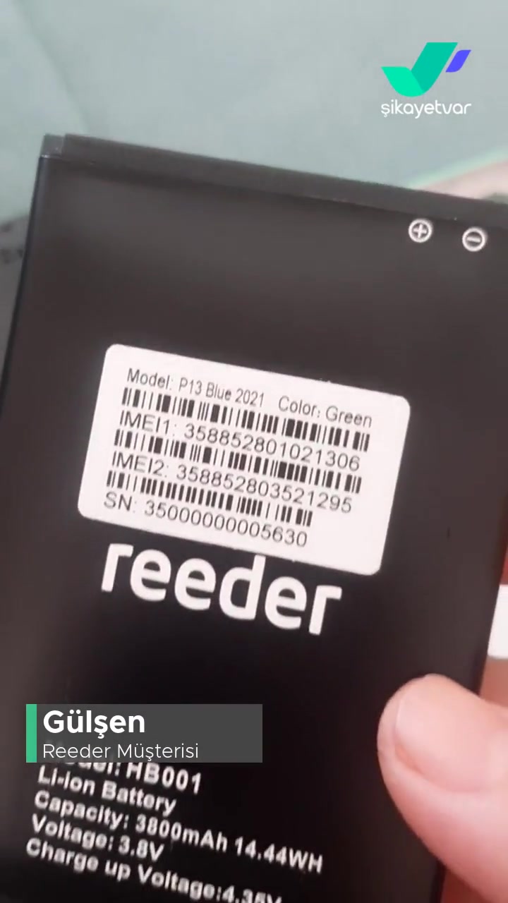 Reeder P13 Blue videonun kapak resmi