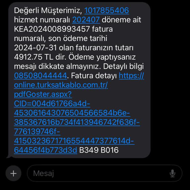 Kablo TV Vefat Eden Halama Haksız Fatura Gönderimi