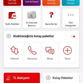 Vodafone Yanımda Uygulamasında Satın Alınan Paket Hattıma Tanımlanmadı
