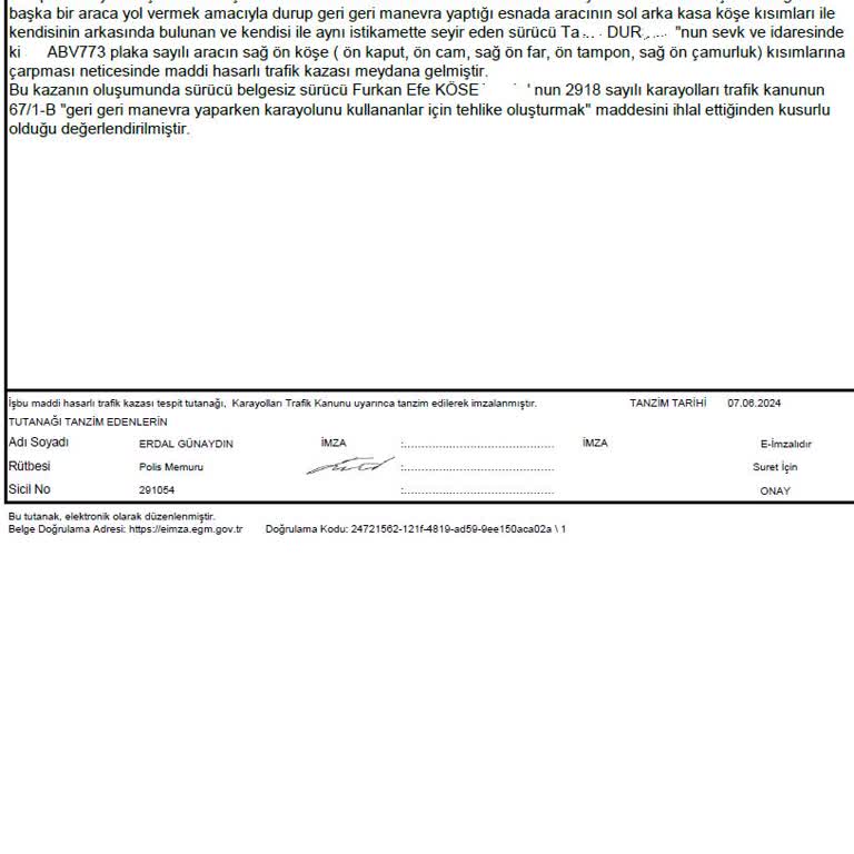 Ethica Sigorta Değer Kaybı Dosyamı Sonuçlandırmadı