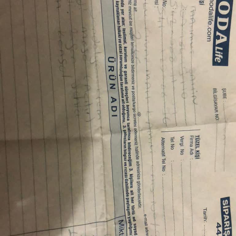 Tokat Modalife Teslim Edilmeyen Mobilya