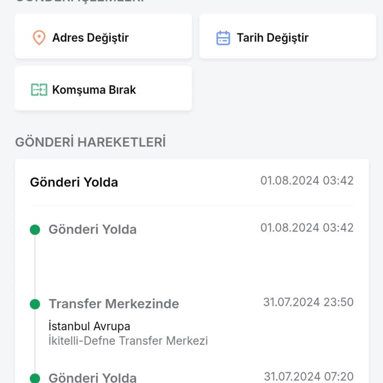 Trendyol Express İkitelli Şubesi İle İlgili Gönderim Sorunu