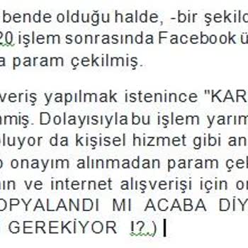 Garanti BBVA Kartımın Kopyalanması Ve 3D Onayı Alınmadan Alışveriş