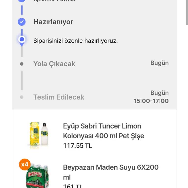 Mopaş Hipermarket Mopas Marketten Hepsiburada Üzerinden Alınan Siparişim Gelmiyor