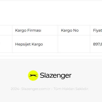 Slazenger Geri Dönüş Yapmalı