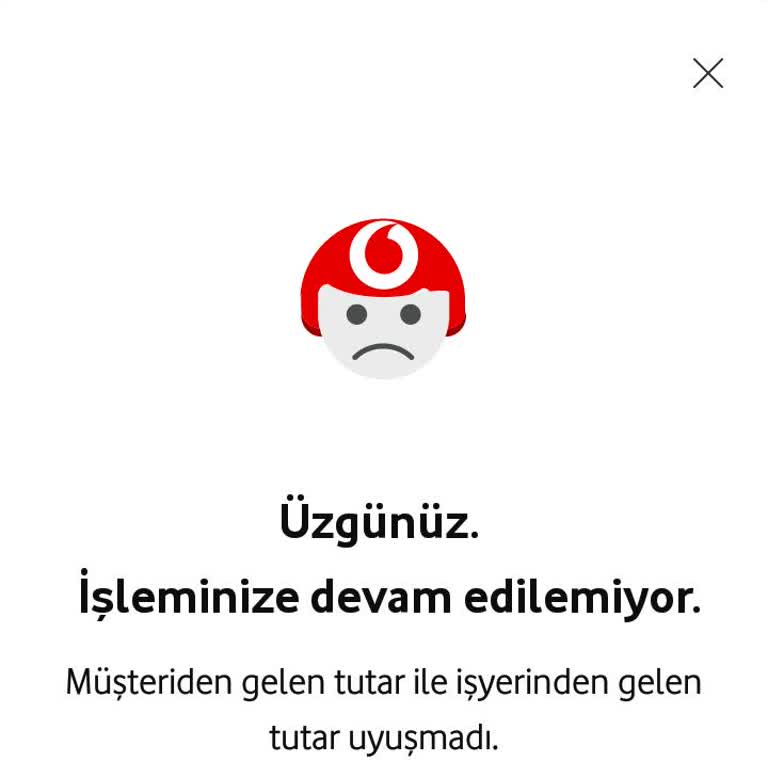 Vodafone Kart İle TL Yükleme Sorunu Ve Onay Hatası