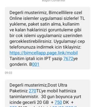 Bimcell Hat Kullanımında Yaşanan Ciddi Sorunlar