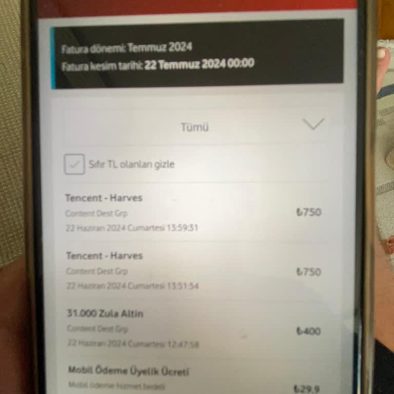 Vodafone Faturasında Beklenmedik Yüksek Tutar Şoku