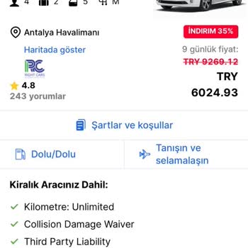 Economy Bookings Araç Kiralama Sürecinde Yaşanan Sorunlar Ve İade Talebi
