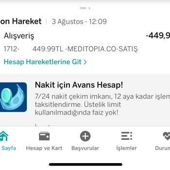 Meditopia Habersiz Para Çekimi