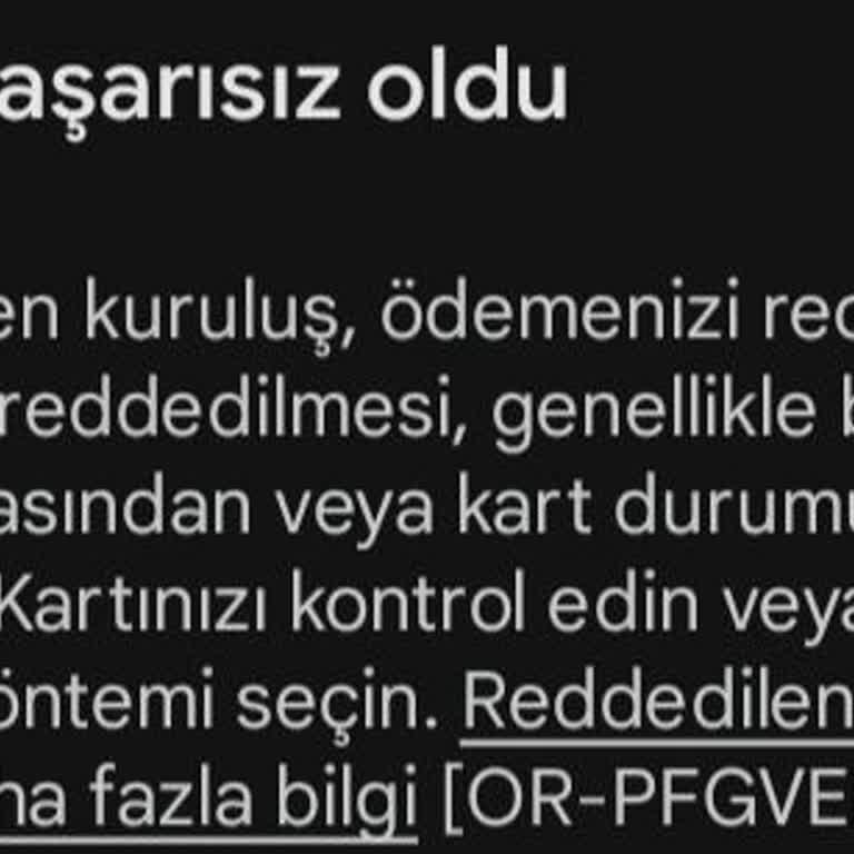 Tom Pay Hadi Kartı İnternet Alışverişlerimi Gereksiz Yere Red Ediyor.