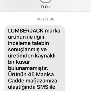 FLO Ve Lumberjack Ayakkabı Sorunu
