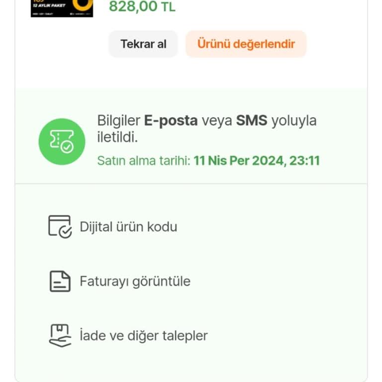 Digiturk Tod 12 Aylık Süper Extra Paketi