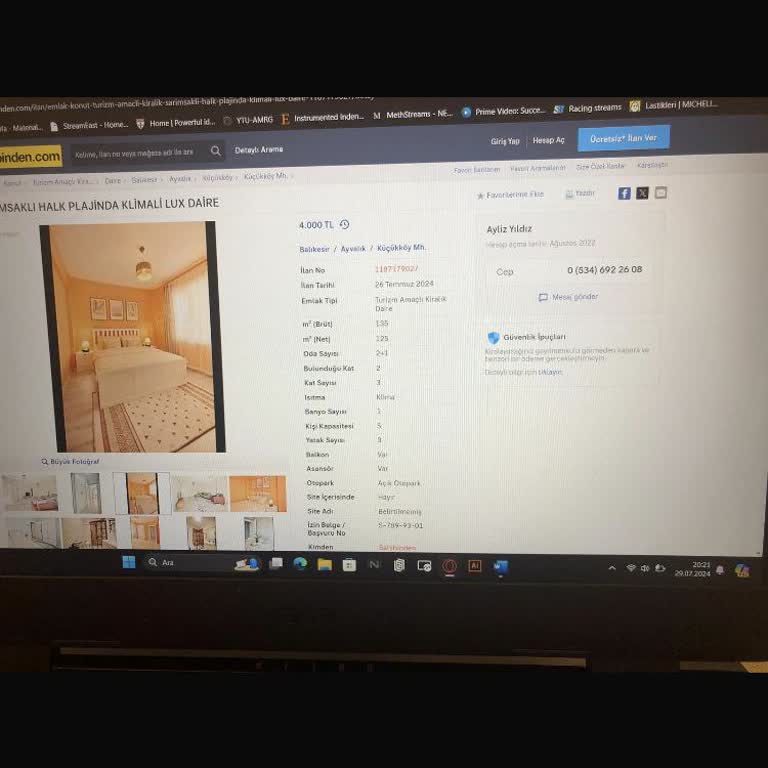Ayvalık'ta Sahibinden.com Üzerinden Yaşanan Mağduriyet