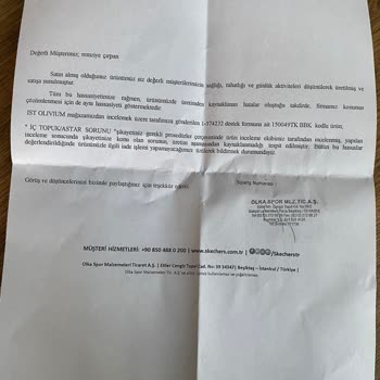 Skechers Kalitesiz Ayakkabı Deforme Oldu