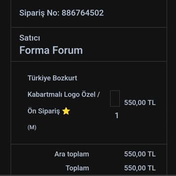 Shopier Üstünden Yaptığım Forma Siparişim Henüz Gelmedi