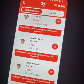 Algida Uygulaması Dondurma Vermemesi