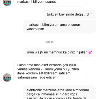 Gardrops Uygulaması İadeyi İtiraz Etmek İstiyorum
