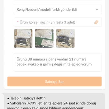 Lacoste Yanlış Ayakkabı Numarası Yollaması.