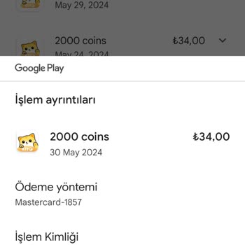 Google Play Kiyo Live'da İzinsiz Harcamalar Ve Para İadesi Talebi