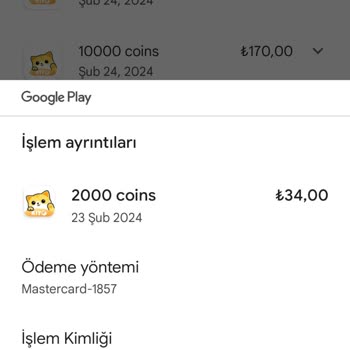 Google Play Kiyo Live'da İzinsiz Harcamalar Ve Para İadesi Talebi